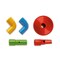 Quercetti Saxoflute - 16 Piece Build Your Own Instrument Toy, Tube Construction Musical Building Set, Toddler & Kids 2+